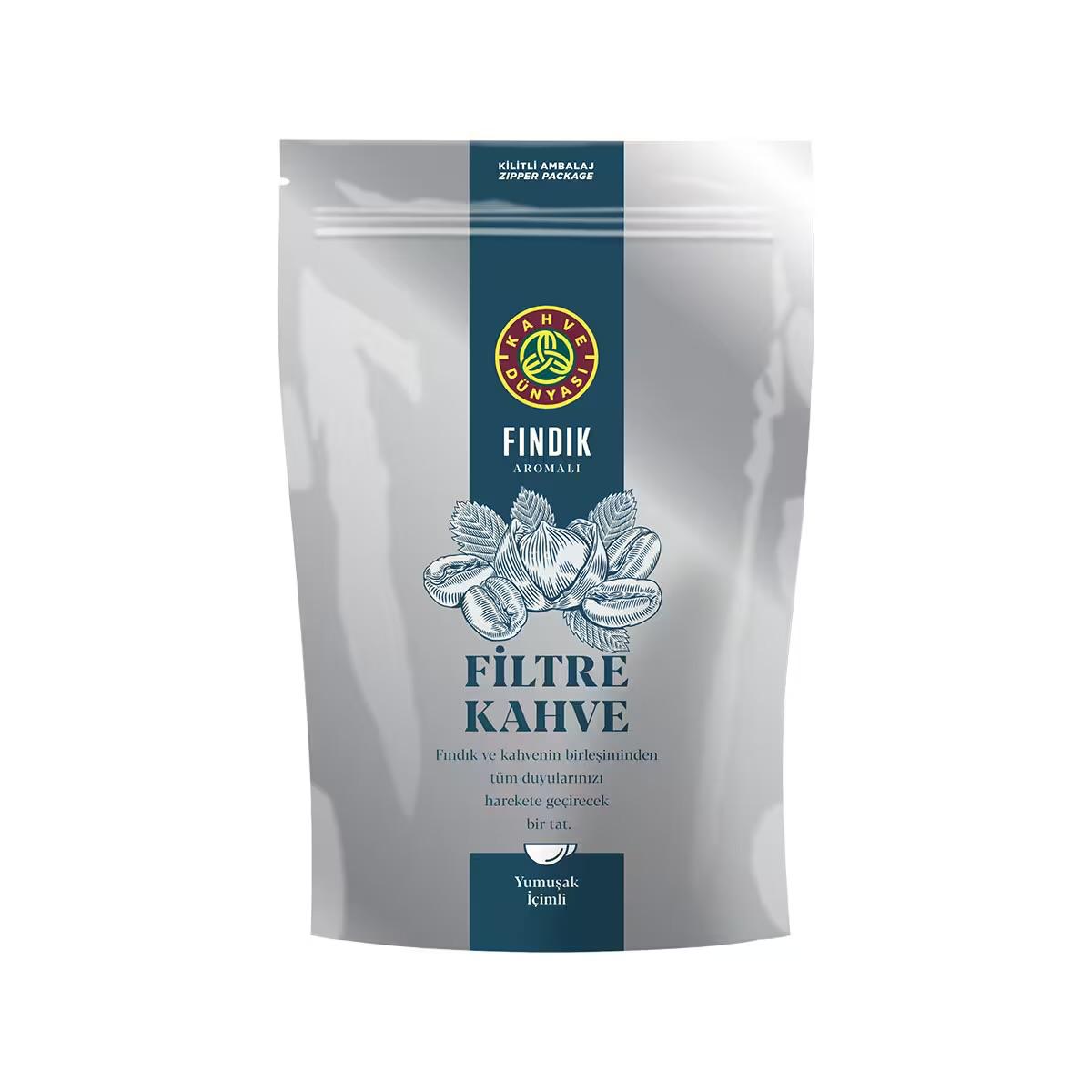 Fındık Aromalı Filtre Kahve Kilitli 250g