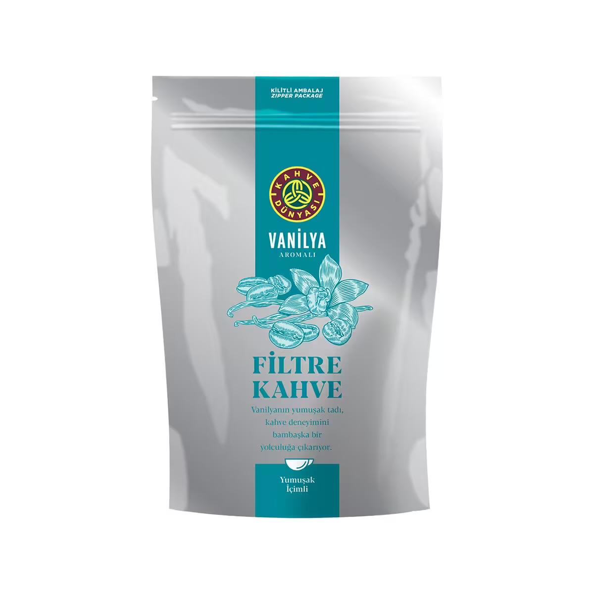 Vanilya Aromalı Filtre Kahve Kilitli 250g
