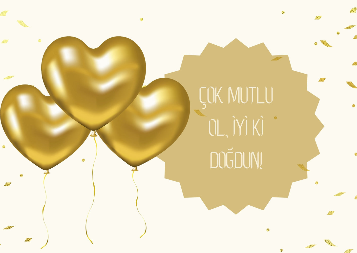 İyi Ki Doğdun Motto Kartı