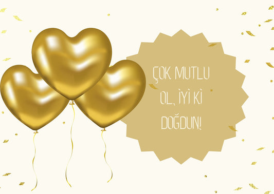 İyi Ki Doğdun Motto Kartı